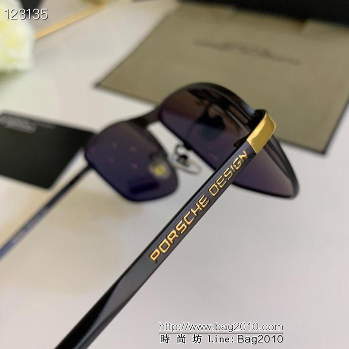 PORSCHE保時捷 新款墨鏡 男士休閒飛行鏡 偏光司機駕駛鏡 金屬輕盈蛤蟆鏡  lly1411